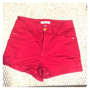 Maroon shorts